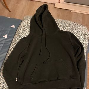 Black crop hoodie- Sunday Best